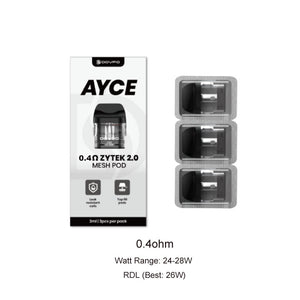Dovpo Ayce ZYTEK 2.0 Mesh Pod Cartridge 3ml/2ml (3pcs/pack)